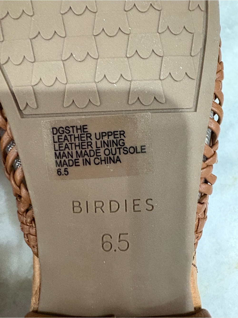 Birdies Brown Woven Leather Pointed Slip-On Mules 6.5 - Picture 5 of 8